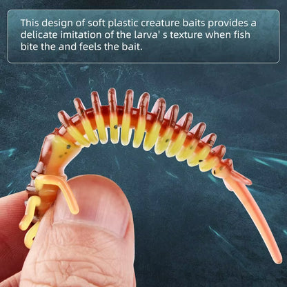 Larva Soft Lures 10pcs 